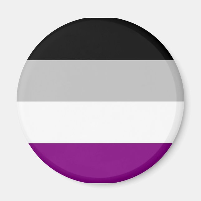 Imán Bandera del Orgullo Asexual (Frente)