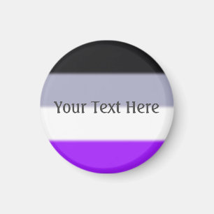 Imán Bandera del orgullo asexual caído