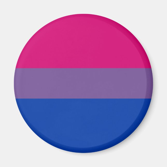 Imán Bandera del Orgullo Bi-Sexual (Frente)
