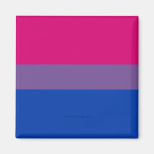 Imán Bandera del Orgullo Bisexual de SlipperyJoe lavand