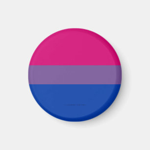 Imán Bandera del Orgullo Bisexual de SlipperyJoe lavand