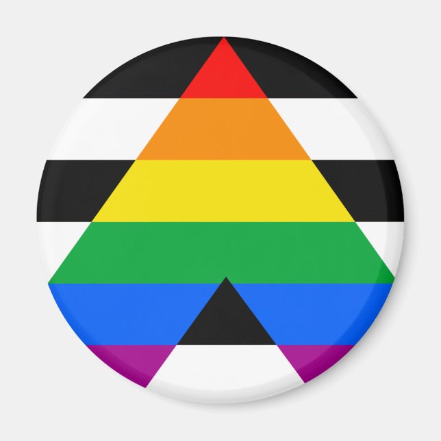 Imán Bandera del Orgullo de Ally (Frente)