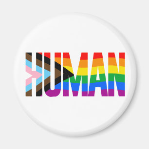 Imán Bandera del Orgullo de Inclusividad Humana
