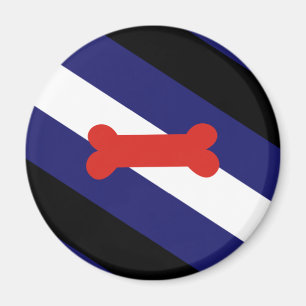 Imán Bandera del Orgullo de Juego de Cachorro