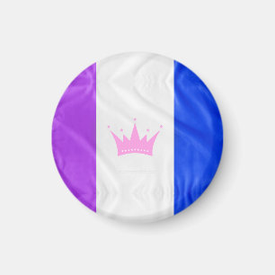 Imán bandera del orgullo de la cultura drag de Slippery