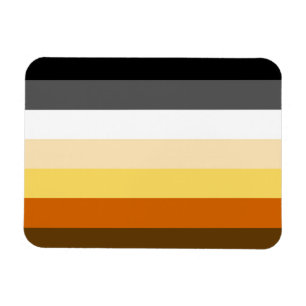Imán Bandera del Orgullo de Osos Gays Clásica