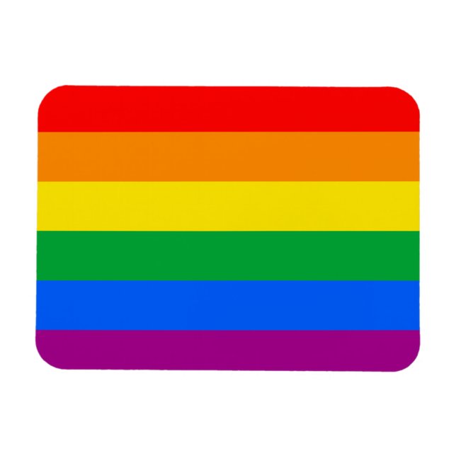 Imán Bandera del orgullo gay (Horizontal)