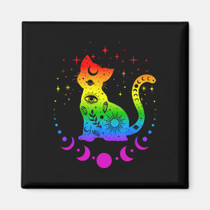 Imán Bandera del Orgullo Gay del Gato De Astrología Arc
