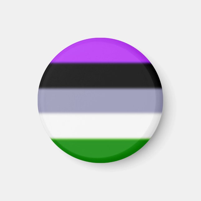 Imán Bandera del Orgullo Géneer Caída (Frente)