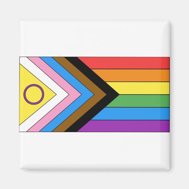 Imán Bandera del Orgullo Inclusivo (Frente)