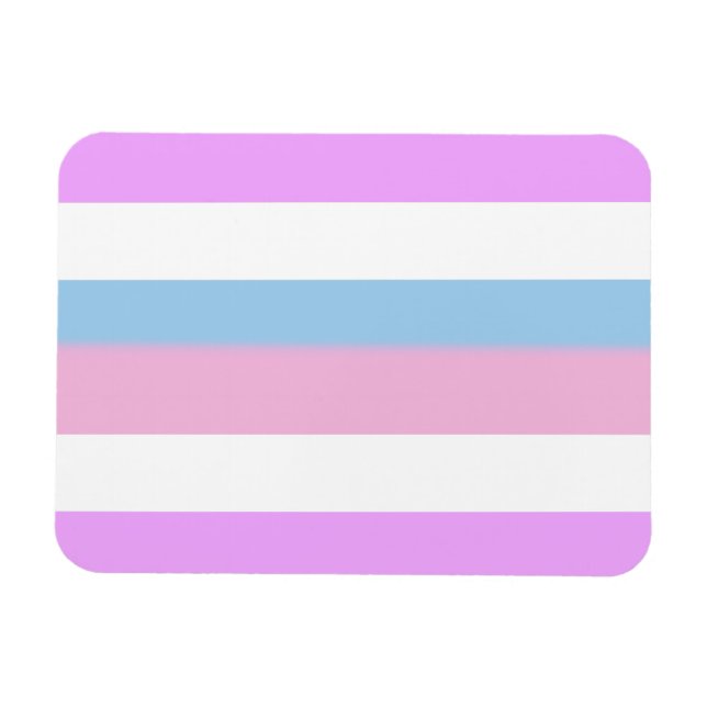 Imán Bandera del Orgullo Intersexual (Horizontal)