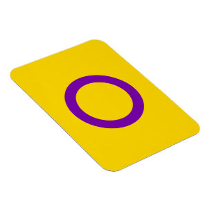 Imán Bandera del Orgullo Intersexual