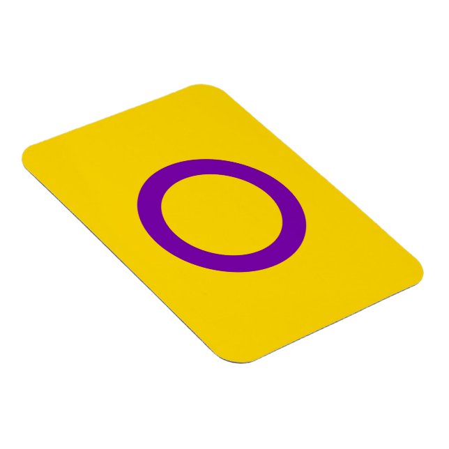 Imán Bandera del Orgullo Intersexual (Lado Derecho)