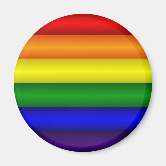 Imán Bandera del Orgullo Iris (Frente)