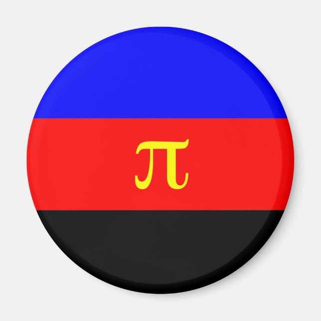 Imán Bandera del Orgullo Polímaro (Frente)