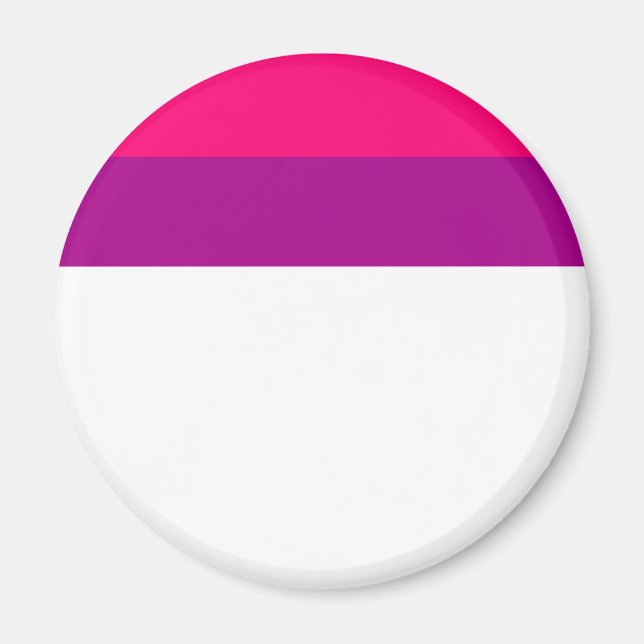 Imán Bandera del Orgullo Semi Bisexual (Frente)