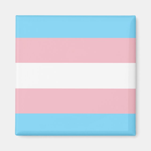 Imán Bandera del Orgullo Trans (Frente)