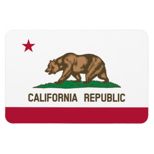 Imán Bandera del Oso de la República de California: Cal