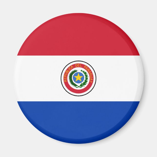 Imán Bandera del Paraguay (Frente)
