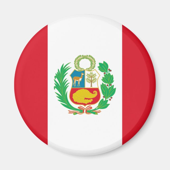 Imán Bandera del Perú - Bandera del Perú (Frente)