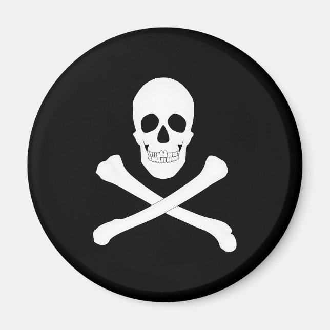 Imán Bandera del pirata (Jolly Roger) (Frente)