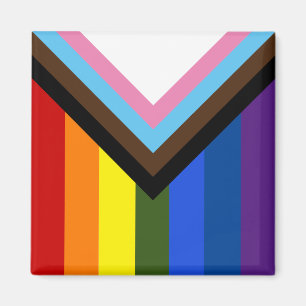 Imán Bandera del progreso del orgullo