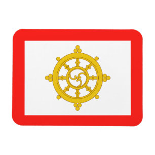 Imán Bandera del Reino de Sikkim