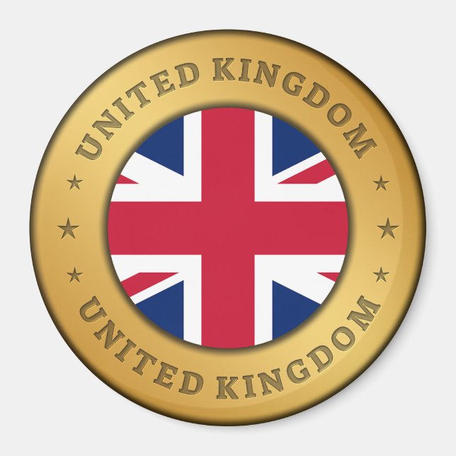 Imán Bandera del Reino Unido (Frente)