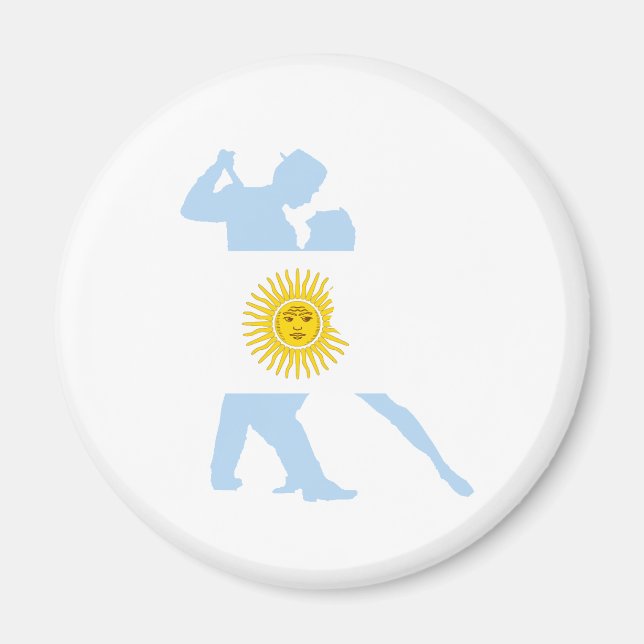 Imán Bandera del tango (Frente)