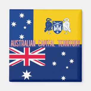 Imán Bandera del Territorio de la Capital Australiana