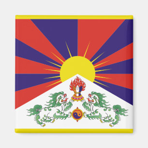Imán Bandera del Tíbet