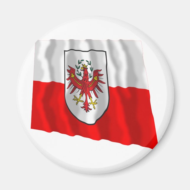 Imán Bandera del Tirol, Austria (Frente)