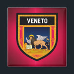 Imán Bandera del Veneto<br><div class="desc">Bandera del Veneto</div>