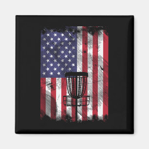 Imán Bandera Disc Golf Sket Vintage Frisbee Golfing Dep