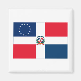 Imán Bandera Dominicano-Americana