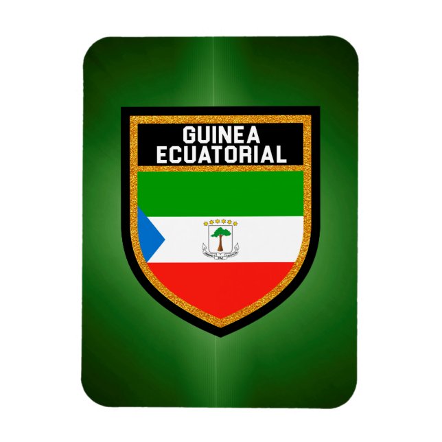Imán Bandera Ecuatorial de Guinea (Vertical)