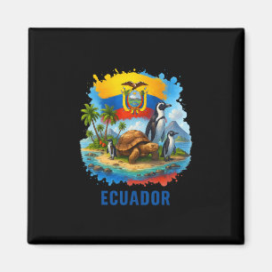 Imán Bandera ecuatoriana Ecuador Islas Galápagos Vacaci