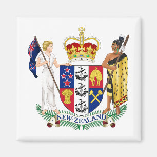 Imán bandera emblema símbolo escudo de armas país Nueva