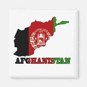 Imán Bandera en el mapa de Afganistán