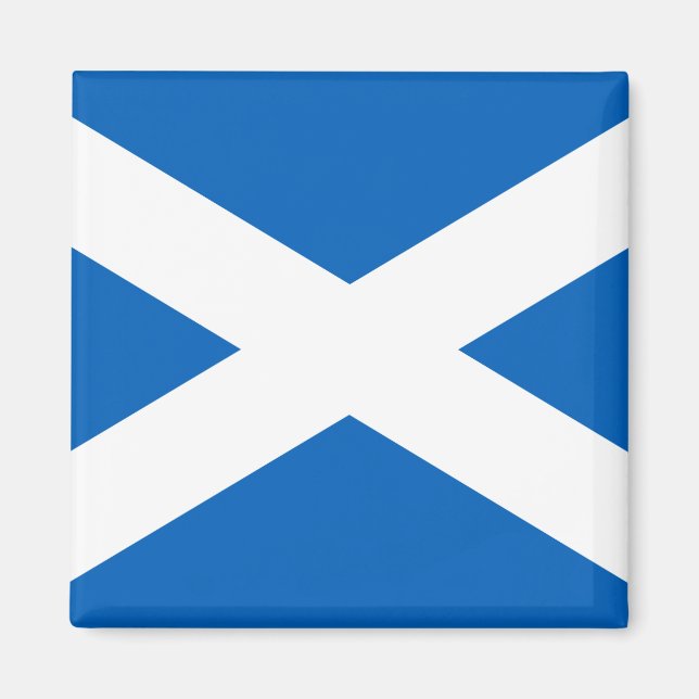 Imán Bandera escocesa (Saltire) (Bandera escocesa) (Frente)