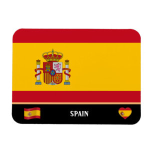 Imán Bandera española y viajes al país español / España