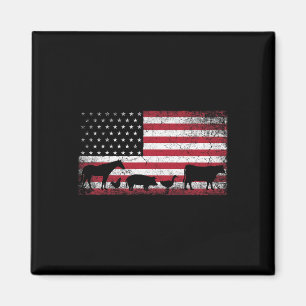 Imán Bandera Estadounidense 4 De Julio Hígado De Gallin