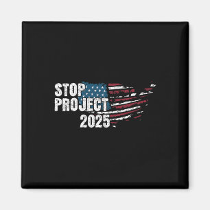 Imán Bandera estadounidense anti Trump del Proyecto 202