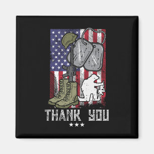 Imán Bandera Estadounidense Boots Hombra De Casco Solda