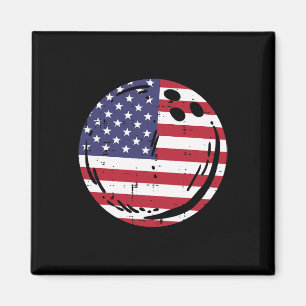 Imán Bandera Estadounidense Bowling Ll Patriotic Bowler
