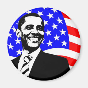 Imán Bandera estadounidense de Barack Obama
