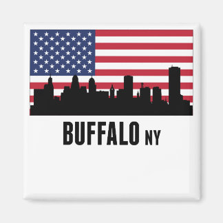 Imán Bandera estadounidense de Buffalo NY