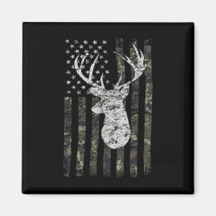 Imán Bandera estadounidense de Camo de Caza de Deer