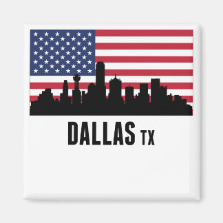 Imán Bandera estadounidense de Dallas