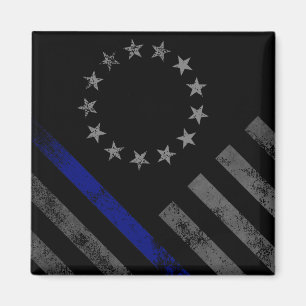 Imán Bandera estadounidense de la primera respuesta de 